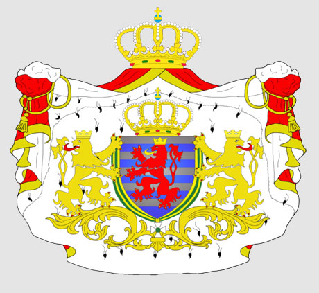 Gran duchy of luxembourg coat of arms photo